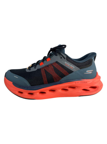 Skechers Slipper GLIDE-STEP in blau/kombi