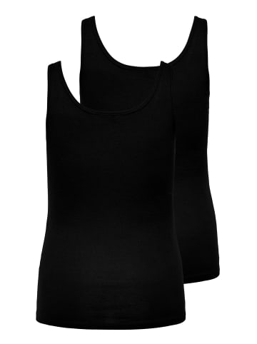 ONLY Carmakoma 2er-Pack Tanktop in Black