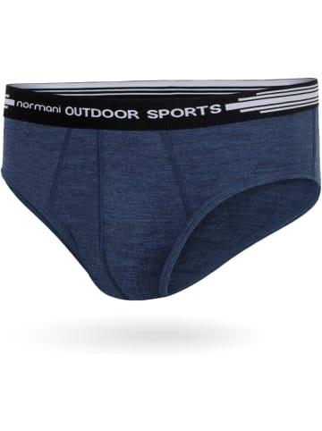 Normani Outdoor Sports 2er Pack Herren Merino Slip in Navy