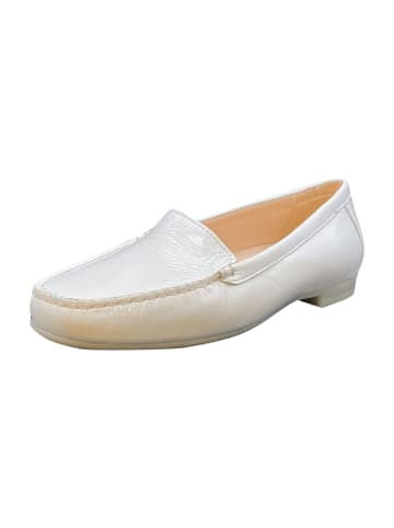 Sioux Mokassin Slipper in Weiß
