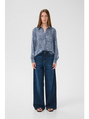 InWear Langarm - Hemd AddisonIW Gerade Passform in Dotted Surface Blue