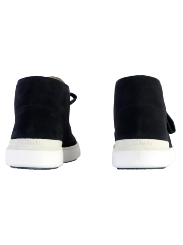 Clarks High-Top-Derby aus Leder, Courtlite DBT Blau