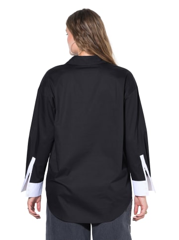 Studio Untold Hemdbluse in schwarz