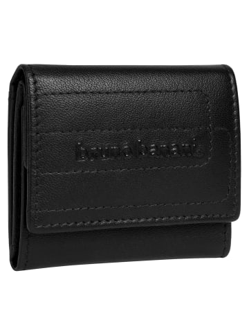Bruno Banani Geldbörse echt Leder in schwarz