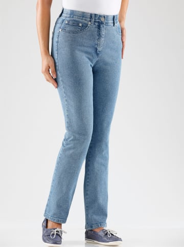 WITT WEIDEN 5-Pocket-Jeans in blue-bleached