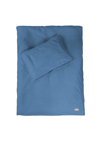 roba Bettwäsche-Set Seashells Indigo' 2-tlg, Bio-Baumwolle 100 x 135 cm - Blau