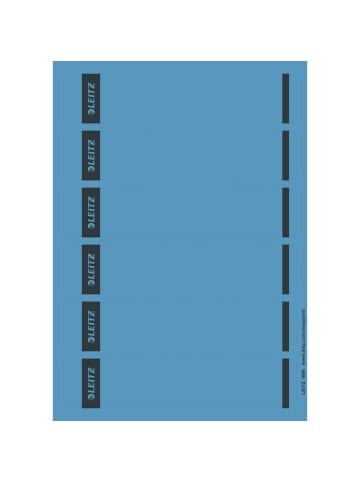 Leitz Ordnerrückenschilder 39x192mm für PC blau Packung mit 150 Stück