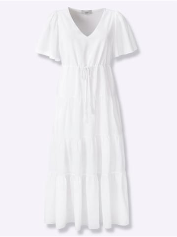 Heine Webkleid in weiß