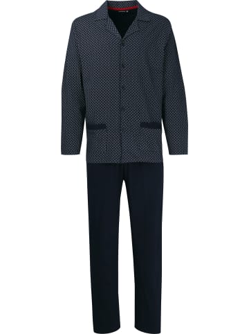 Götzburg Single-Jersey Schlafanzug in marine