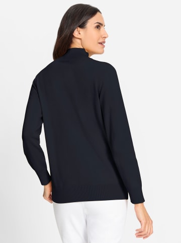 WITT WEIDEN Stehkragen-Pullover in marine