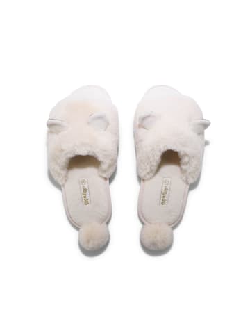 Flip Flop Hausschuh "bunny*slide" in braun