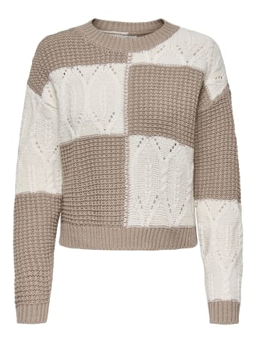 JDY Strickpullover in Savannah Tan