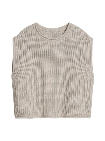 Marc O'Polo Ärmelloser Pullover loose in Linen Beige