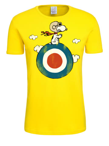 Logoshirt T-Shirts Peanuts - Snoopy Pilot in gelb