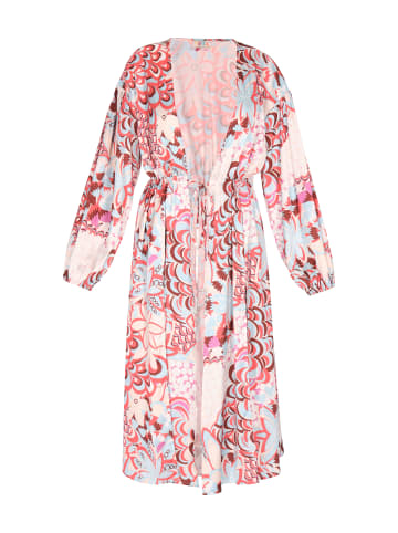 IZIA Damen Kimono in Rot Mehrfarbig