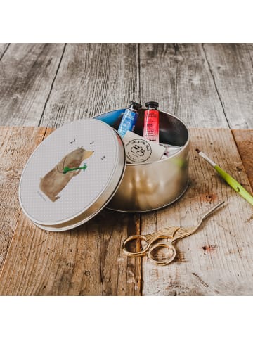 Mr. & Mrs. Panda zuckerdose Bär Gitarre ohne Spruch in Grau Pastell