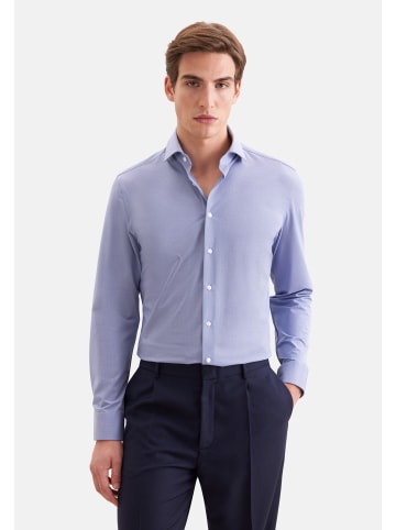 Seidensticker Performance-Hemd Slim in Mittelblau