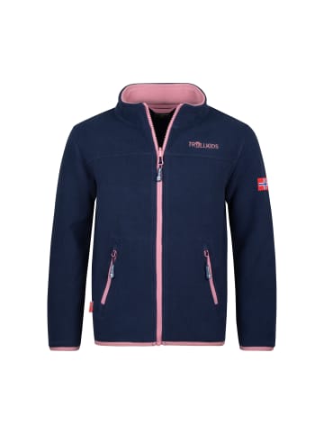 Trollkids Fleecejacke Oppdal XT in navy/mauve