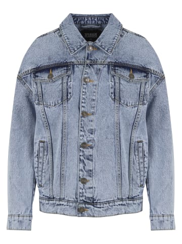 Urban Classics Denim Jacket in tinted lightblue washed