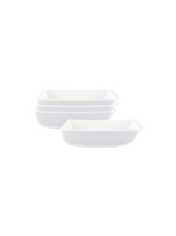 Villeroy & Boch 4er Set Schälchen NewWave 12 x 12 cm weiß in weiß