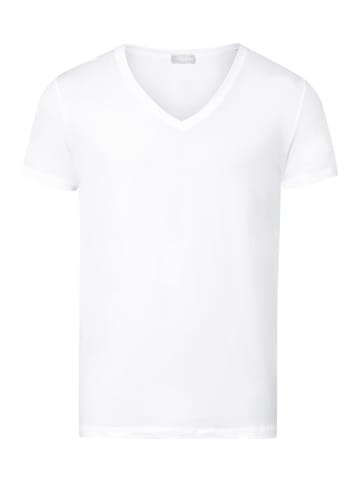 Hanro Unterhemd / Shirt Kurzarm Cotton Superior in Weiß