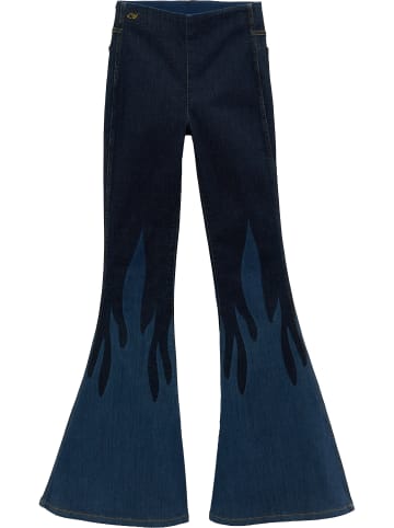 Wrangler Jeans Flame Pull On Flare - Flare - in Rinse
