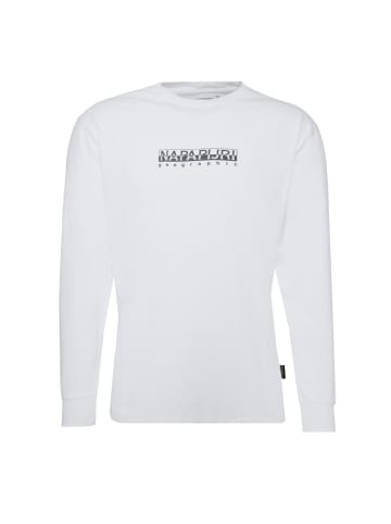 Napapijri Langarmshirt S-Box LS 2 in weiss