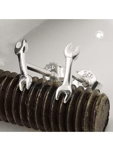 Gallay Ohrstecker Ohrring 8,6x2,5mm Schraubenschlüssel Silber 925 in silber