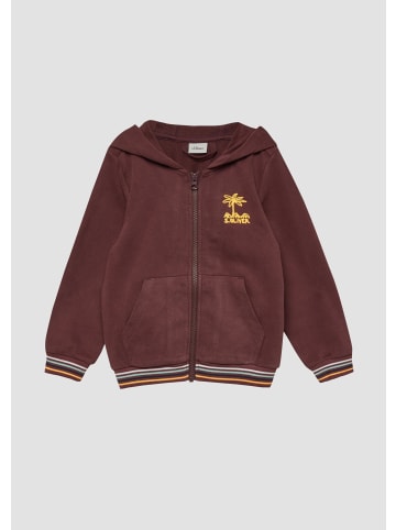 s.Oliver Sweatshirt Jacke in 4927_bordeaux