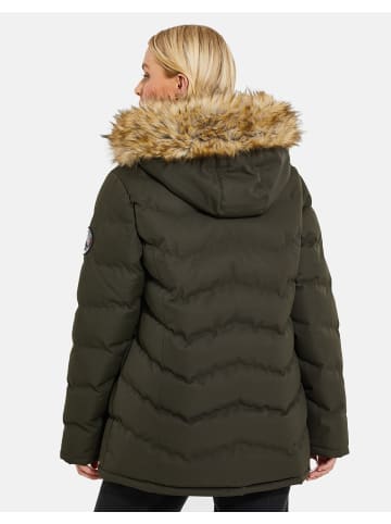 Threadbare Winterjacke THB Woodie Short Padded Coat in Khaki