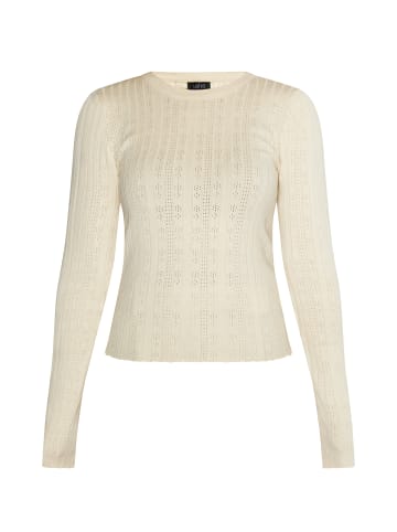 usha BLACK LABEL Damen Strickpullover in Dunkelcreme