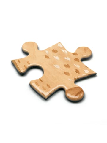 Mr. & Mrs. Panda Puzzle Robbe Liegen Design ohne Spruch in Weiß