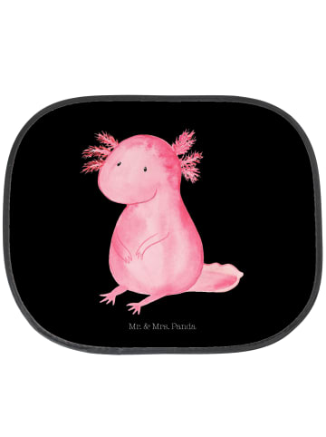 Mr. & Mrs. Panda Auto Sonnenblende Axolotl Niedlich ohne Spruch in Schwarz