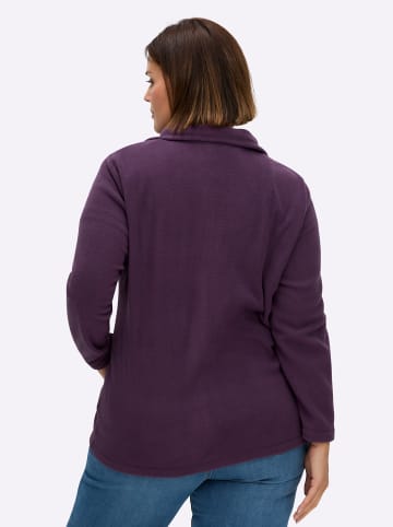 Sieh an! Fleece-Jacke in traube