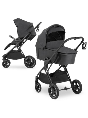 Hauck Kombi-Kinderwagen Vision X Duoset Black in schwarz,grau