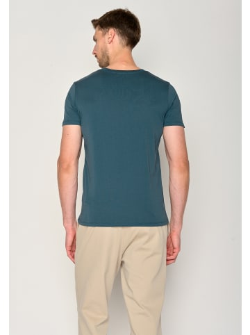 GreenBomb T-Shirt Bike Mikkel in Blauer Stein