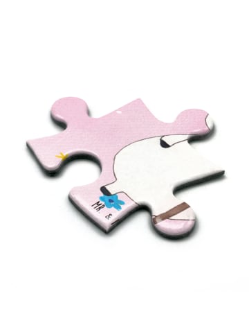 Mr. & Mrs. Panda Puzzle Einhorn  ohne Spruch in Rot Pastell
