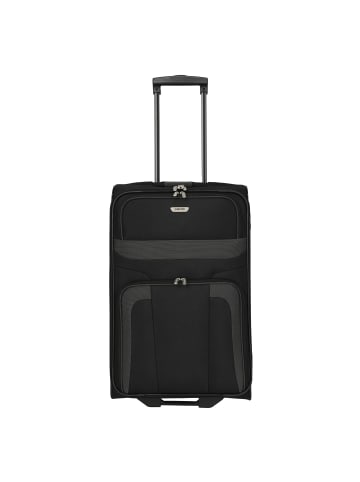 PAKLITE Orlando 2 Rollen Trolley 63 cm in schwarz