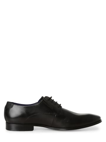 Bugatti Schnürschuhe in schwarz - 0001