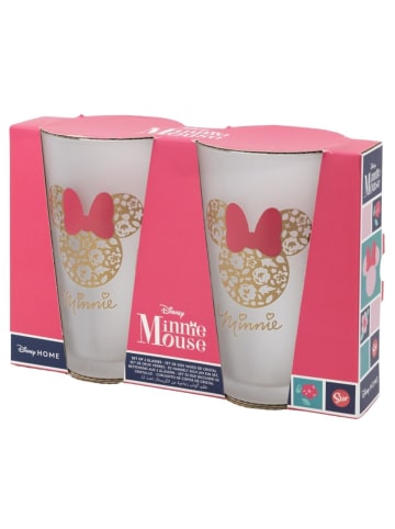 Disney Minnie Mouse Vintage Gläser Set 2-teilig 490ml Disney Trinkgläser