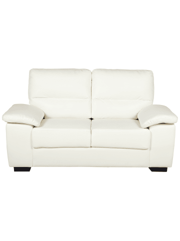 Beliani 2-Sitzer Sofa VOGAR in Beige/Schwarz - (W) 156 x (H) 90 x (L) 74 cm