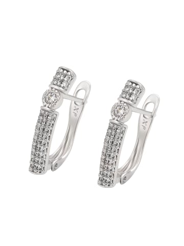 faina Women Huggie Earrings in Silver