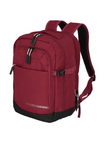 travelite Kick-Off - Kabinen-Rucksack 40 cm (schwarz) in rot