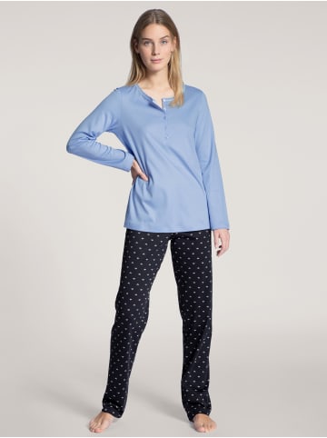 Calida Pyjama in dark lapis blue