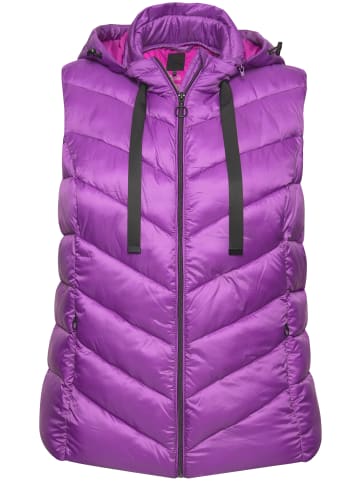 Ulla Popken Weste in dunkles violett