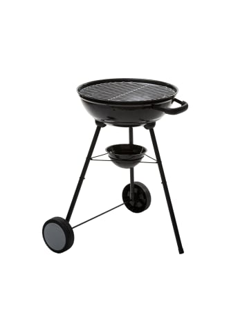 Intex Grill rund mit Deckel FEIJOA in Schwarz, (B) 55,5 x (H) 86,5 x (L) 61 cm