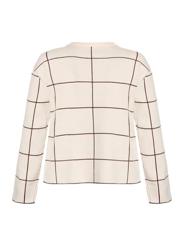 Betty Barclay Strickpullover mit Jacquard in Patch Beige/Brown