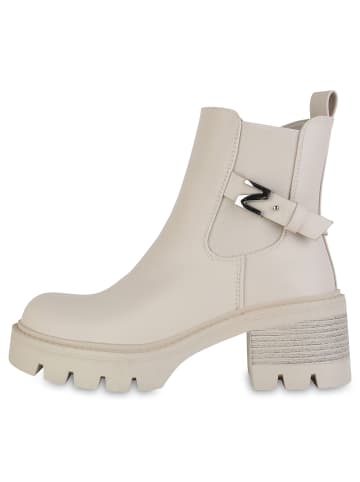 VAN HILL Klassische Stiefeletten Kelly in Beige
