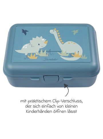 Sterntaler Brotdose / Lunchbox - Dino Rexi in blau,gruen