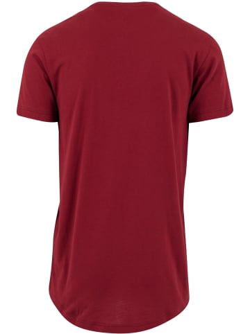 Urban Classics Lange T-Shirts in burgundy
